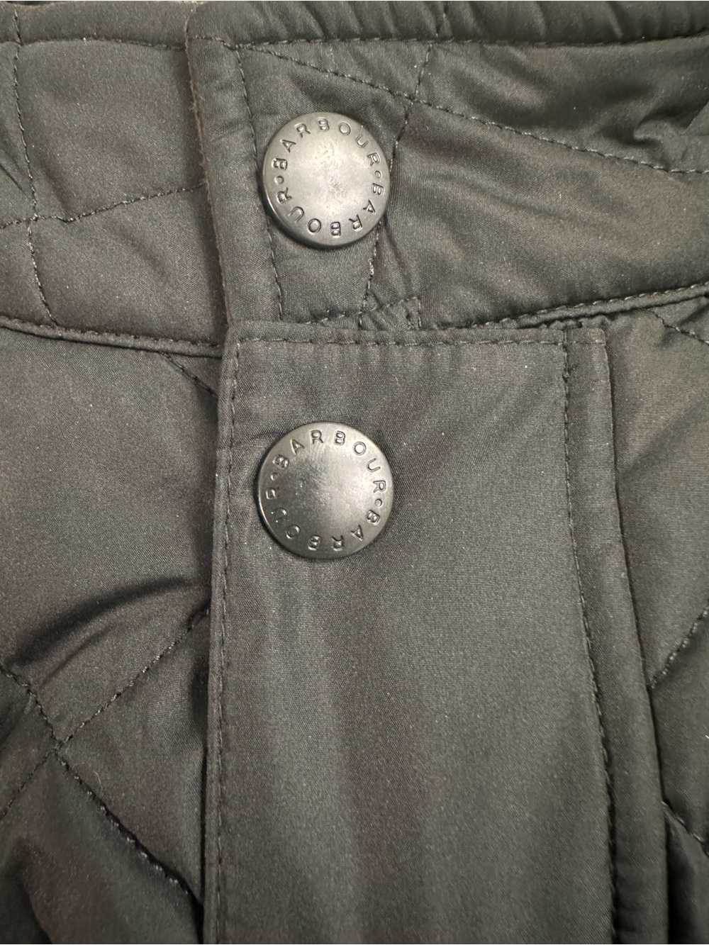 Barbour Lowerdale Gilet Black Diamond Quilted Vest SZ XL Equestrian Preppy EUC - Picture 5 of 10
